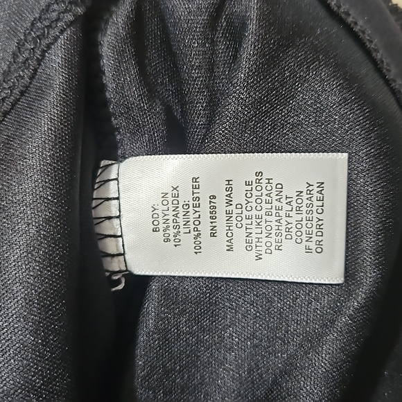 Anthropologie Cable & Gauge Black Lace Long Sleeve Top, Blouse Size Small - Picture 12 of 12